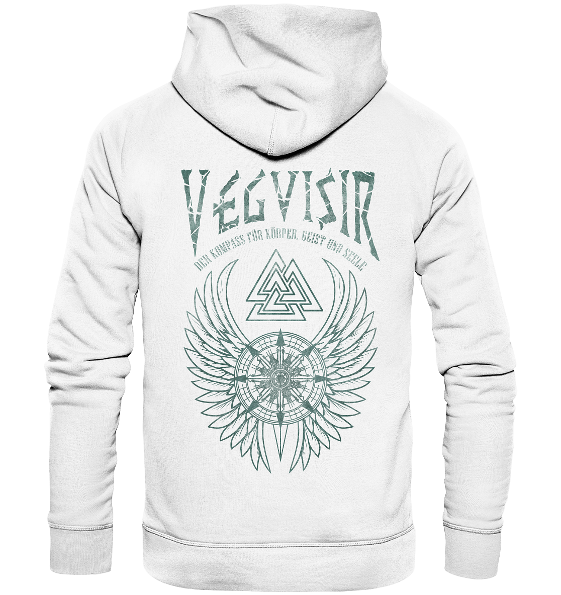 Vegvisir Der Kompass Für Körper, Geist und Seele - Organic Basic Hoodie