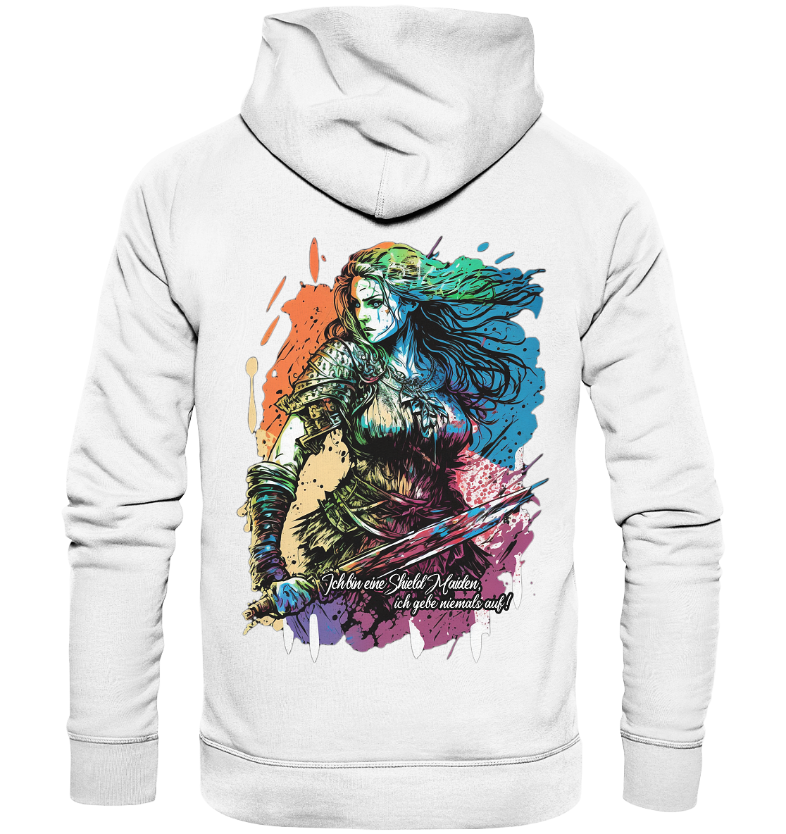 Shield Maiden Gib Nie Auf ! - Organic Basic Hoodie