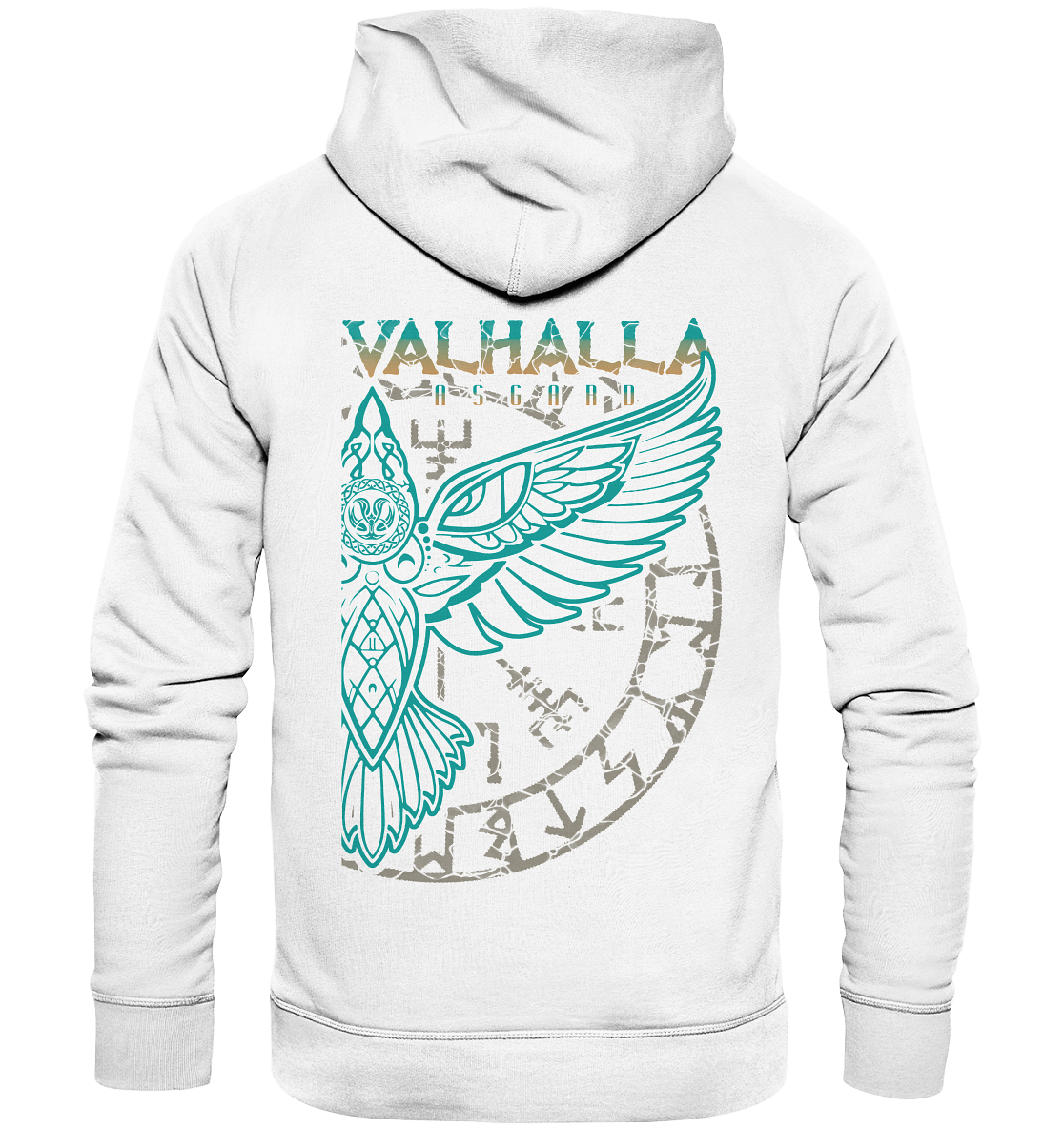 Valhalla Asgard Hugin  - Organic Basic Hoodie