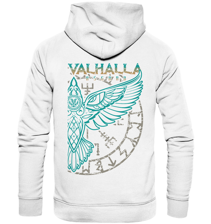 Valhalla Asgard Hugin  - Organic Basic Hoodie