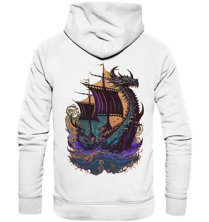 Wikinger Drachenschiff - Organic Basic Hoodie