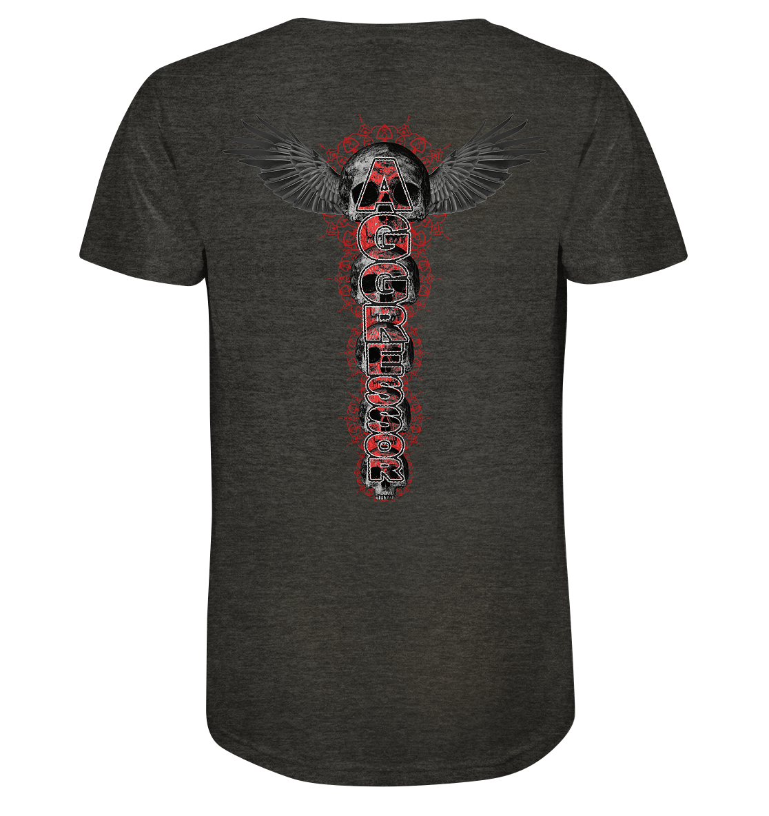 Wikinger Aggressor - Organic Shirt (meliert)