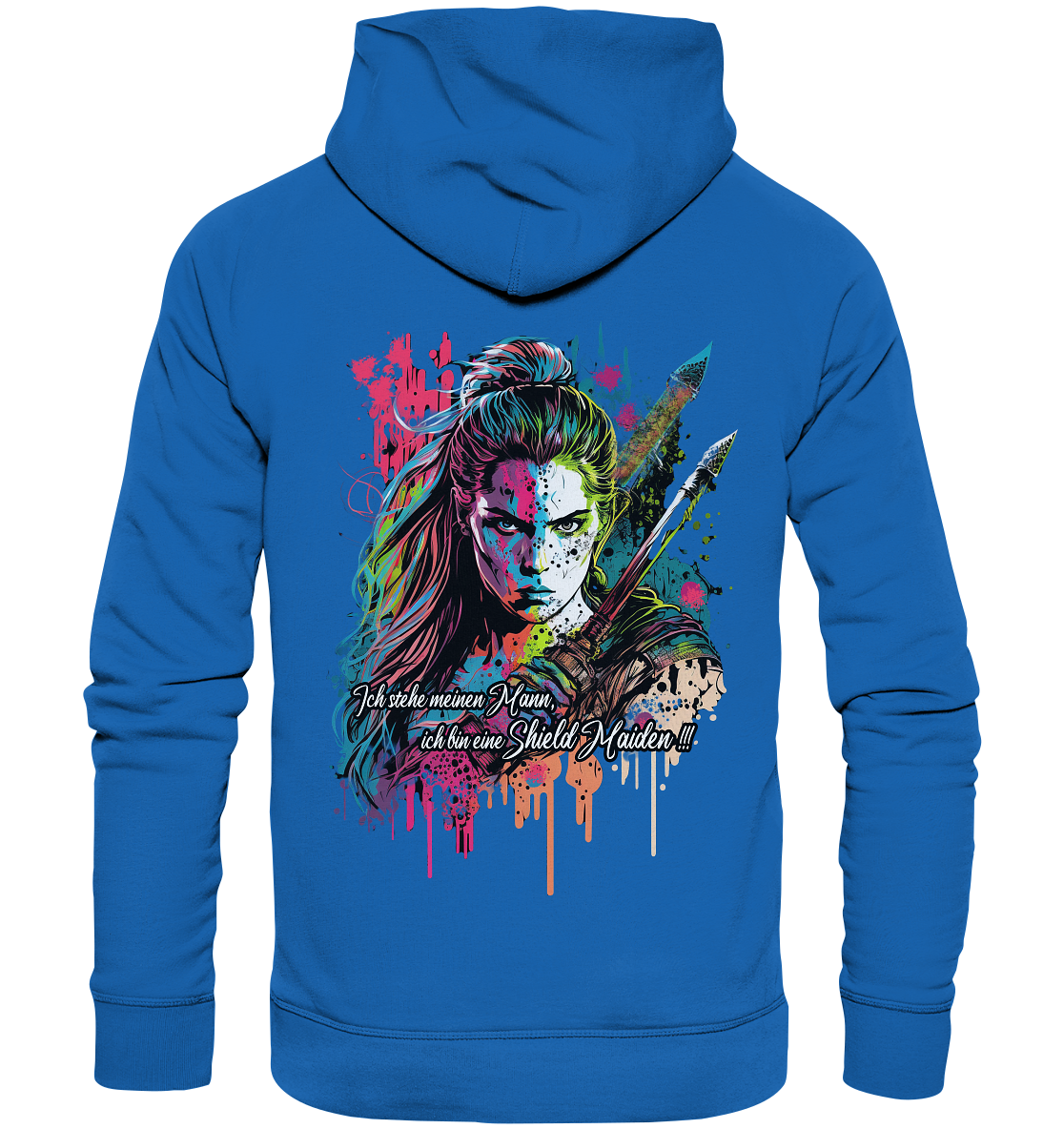 Shield Maiden Ich Stehe Meinen Mann - Premium Unisex Hoodie