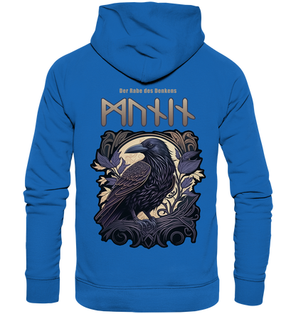 Munin Der Rabe Des Denkes - Premium Unisex Hoodie