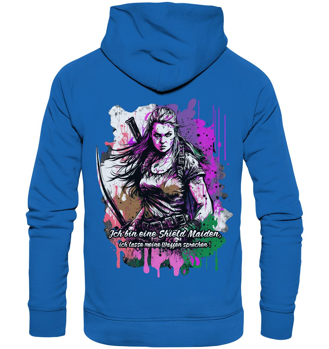 Shield Maiden Ich Lasse Meine Waffen Sprechen - Premium Unisex Hoodie