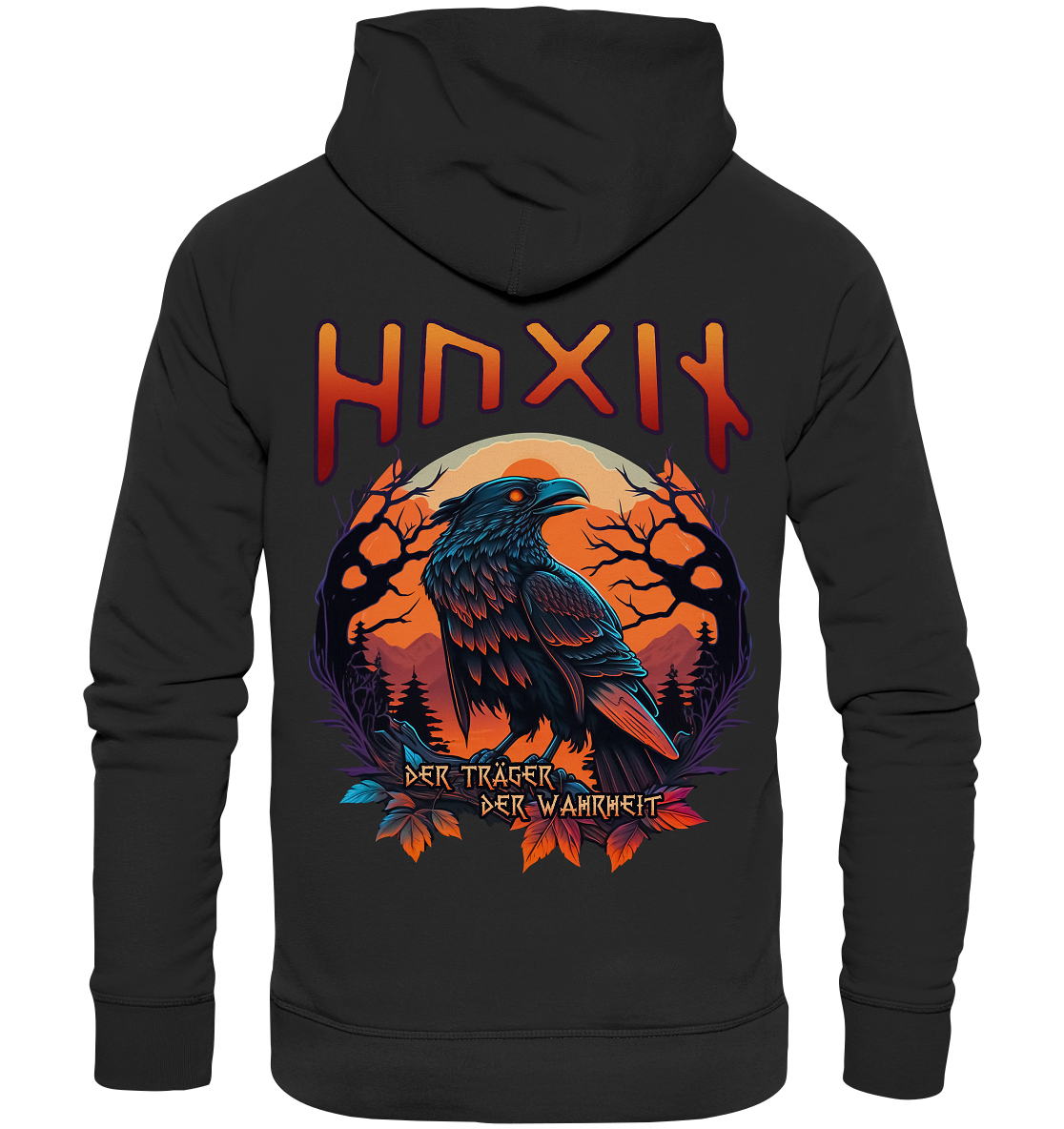 Hugin Der Träger Der Wahrheit - Premium Unisex Hoodie