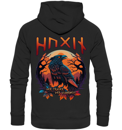 Hugin Der Träger Der Wahrheit - Premium Unisex Hoodie