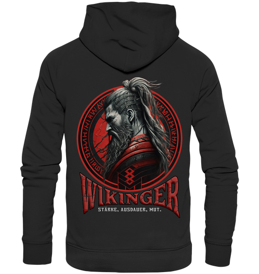 Wikinger Stärke Ausdauer Mut - Premium Unisex Hoodie