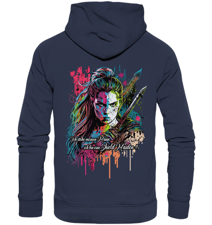 Shield Maiden Ich Stehe Meinen Mann - Premium Unisex Hoodie