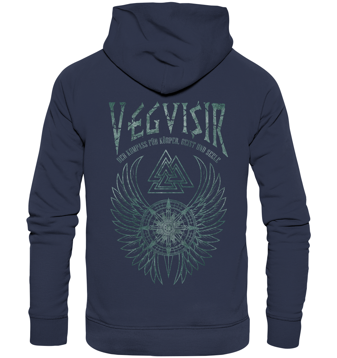 Vegvisir Der Kompass Für Körper, Geist und Seele - Premium Unisex Hoodie