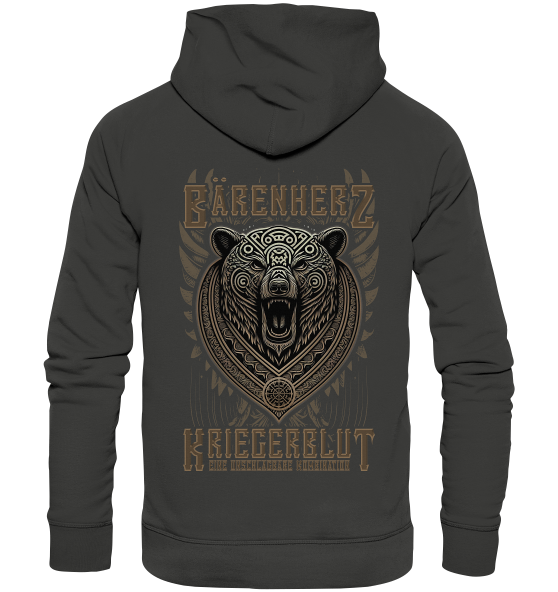 Bärenherz Kriegerblut - Premium Unisex Hoodie