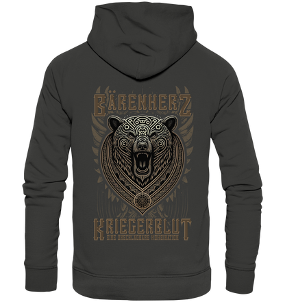 Bärenherz Kriegerblut - Premium Unisex Hoodie