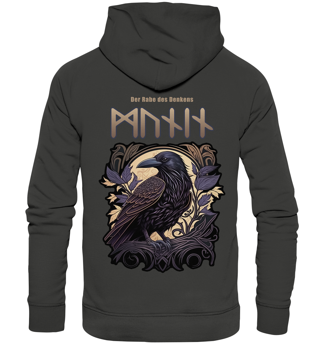 Munin Der Rabe Des Denkes - Premium Unisex Hoodie