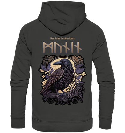 Munin Der Rabe Des Denkes - Premium Unisex Hoodie