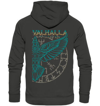 Valhalla Asgard Hugin  - Premium Unisex Hoodie