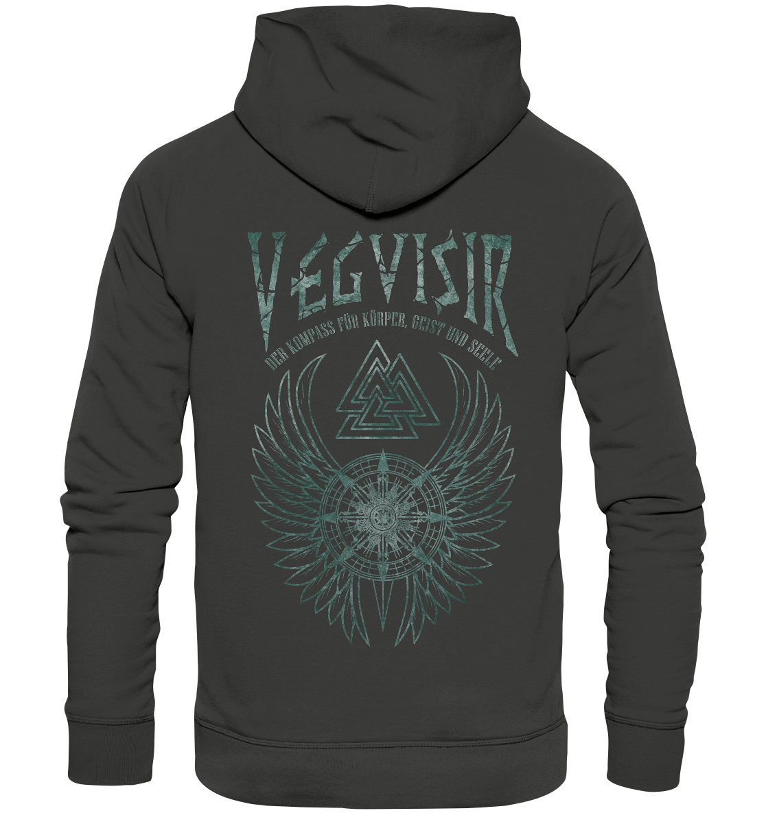 Vegvisir Der Kompass Für Körper, Geist und Seele - Premium Unisex Hoodie