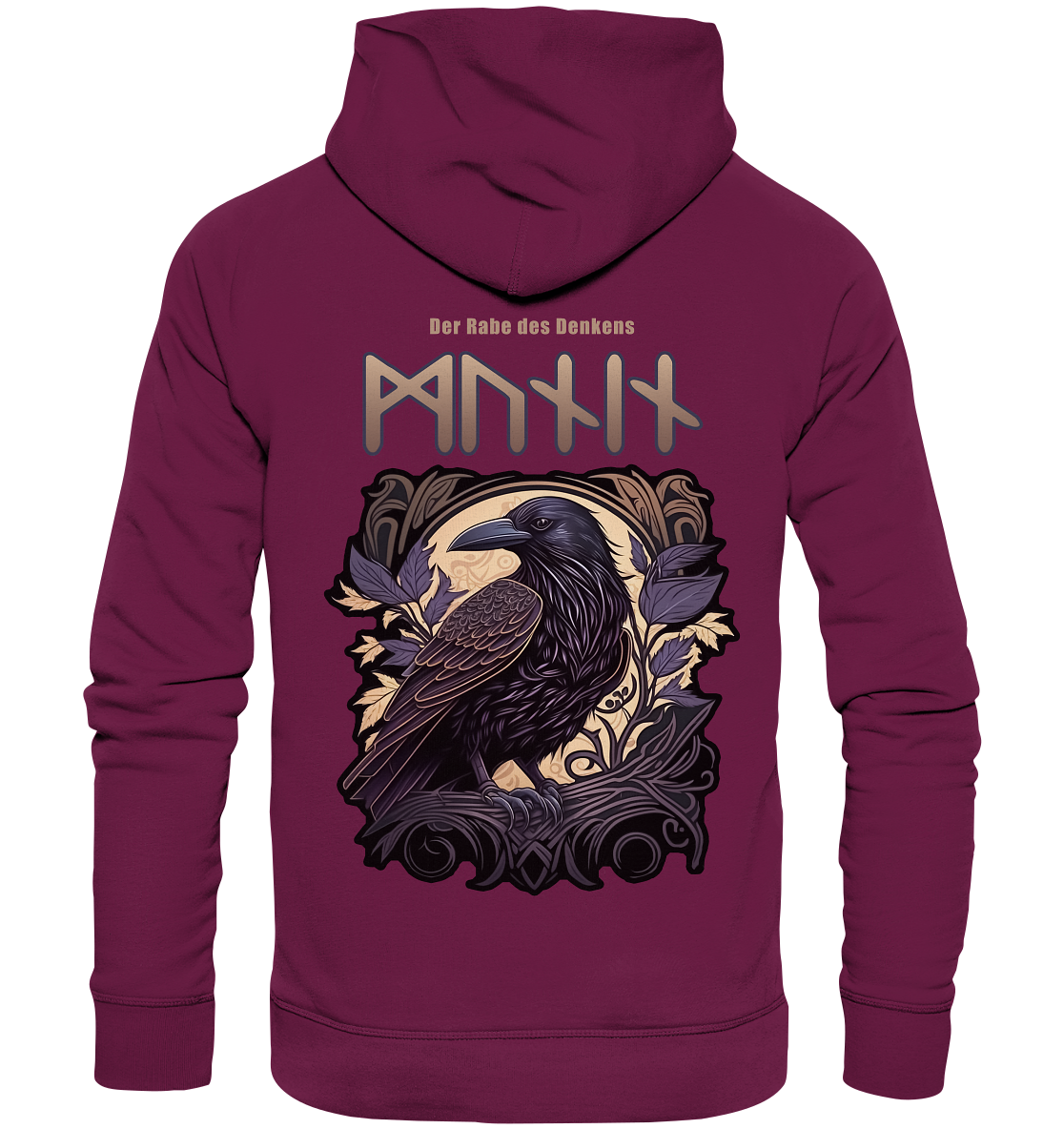 Munin Der Rabe Des Denkes - Premium Unisex Hoodie