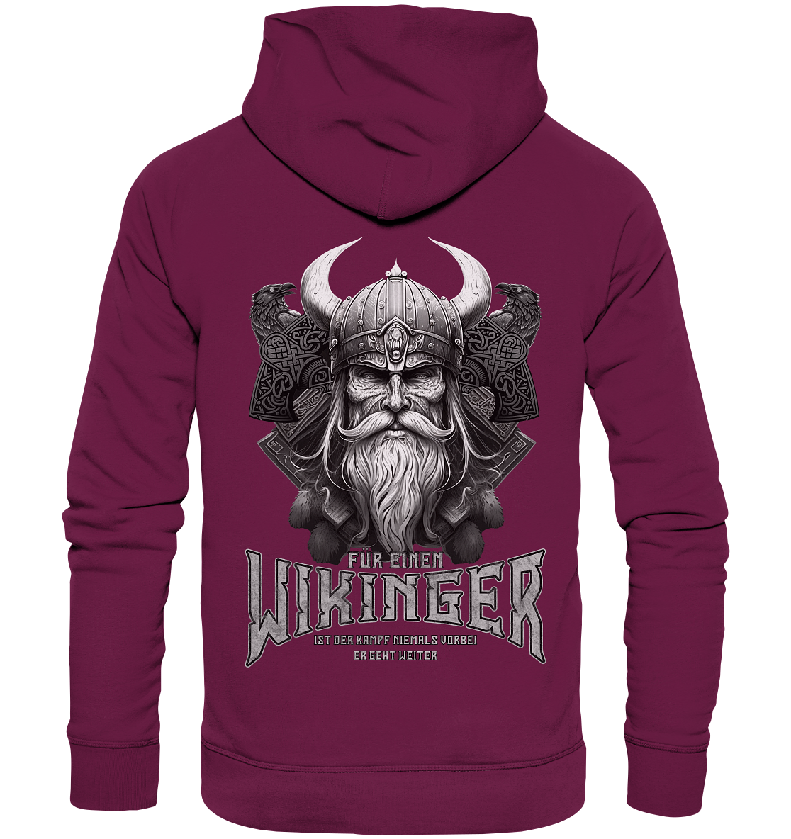 Wikinger Rabe  - Premium Unisex Hoodie