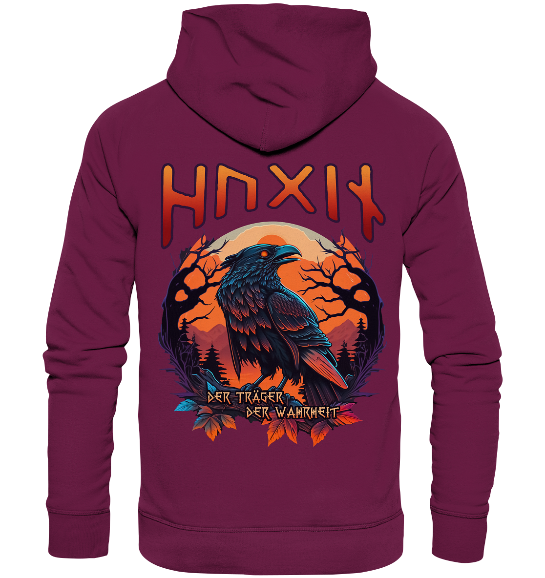 Hugin Der Träger Der Wahrheit - Premium Unisex Hoodie