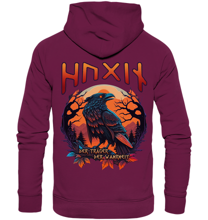 Hugin Der Träger Der Wahrheit - Premium Unisex Hoodie