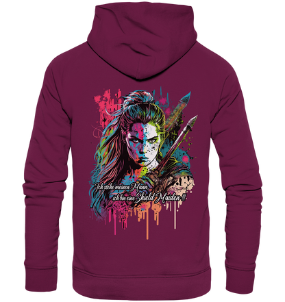 Shield Maiden Ich Stehe Meinen Mann - Premium Unisex Hoodie