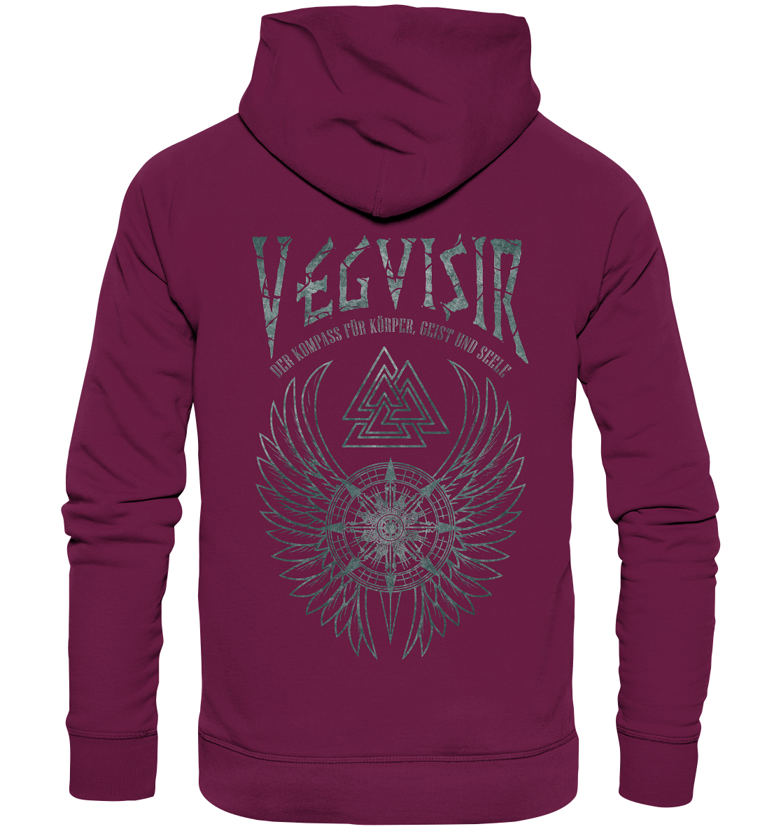 Vegvisir Der Kompass Für Körper, Geist und Seele - Premium Unisex Hoodie