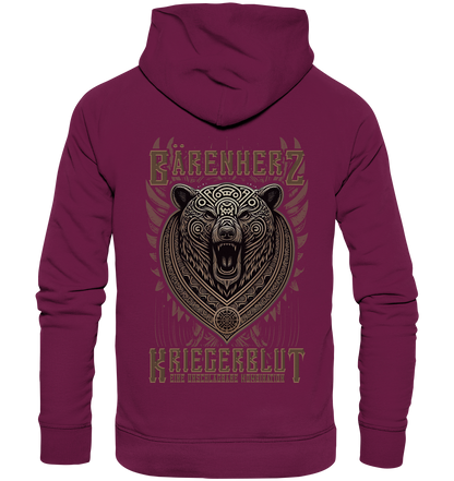 Bärenherz Kriegerblut - Premium Unisex Hoodie