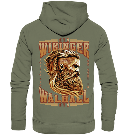 Ein Wikinger Stirbt Nie   - Premium Unisex Hoodie