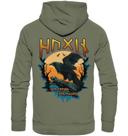 Hugin Der Freund Der Magier - Premium Unisex Hoodie