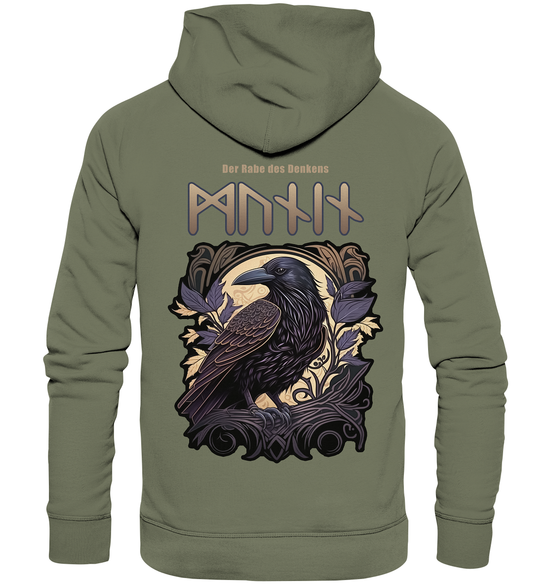 Munin Der Rabe Des Denkes - Premium Unisex Hoodie