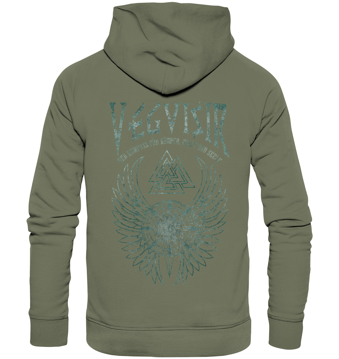 Vegvisir Der Kompass Für Körper, Geist und Seele - Premium Unisex Hoodie