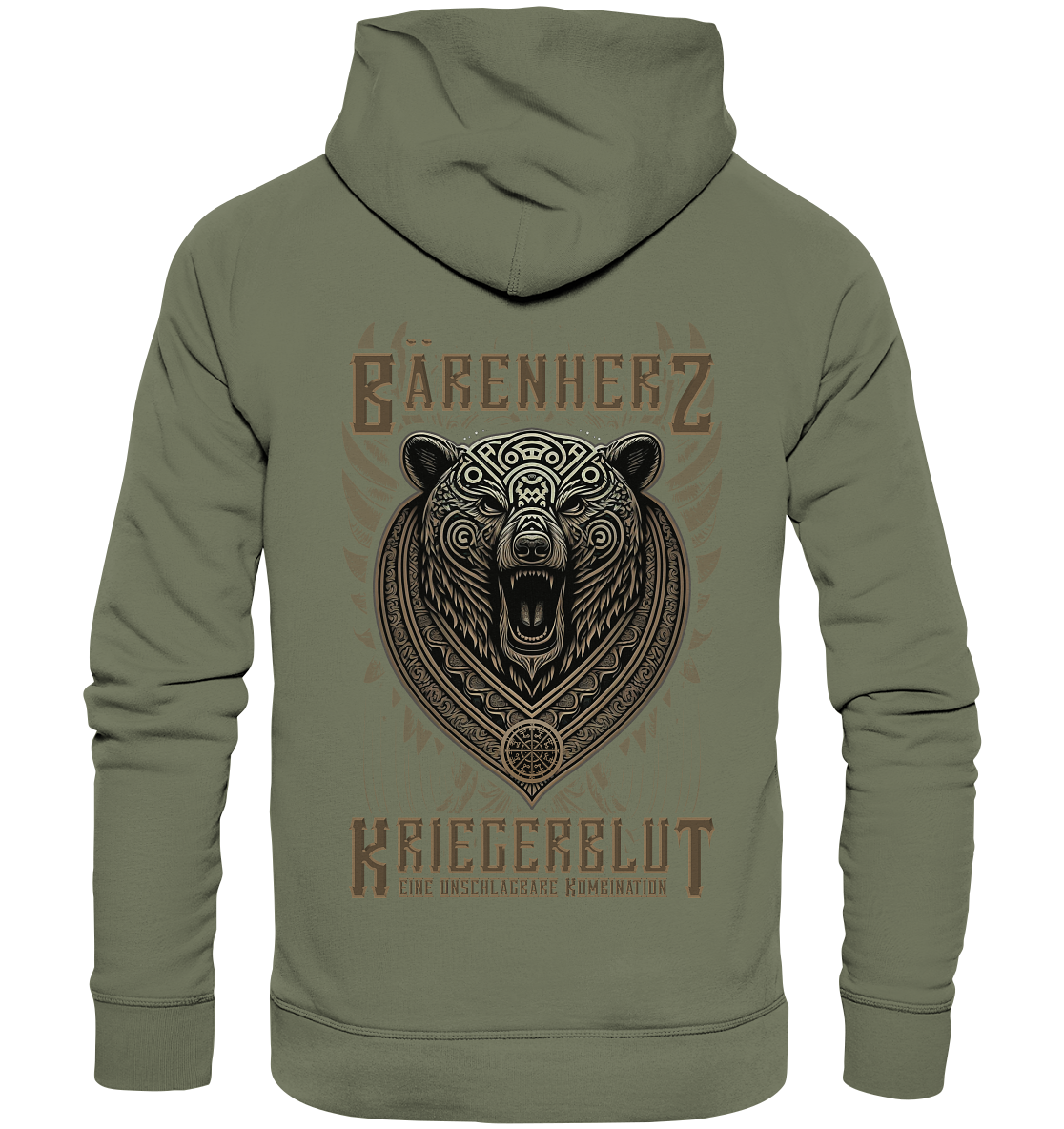 Bärenherz Kriegerblut - Premium Unisex Hoodie