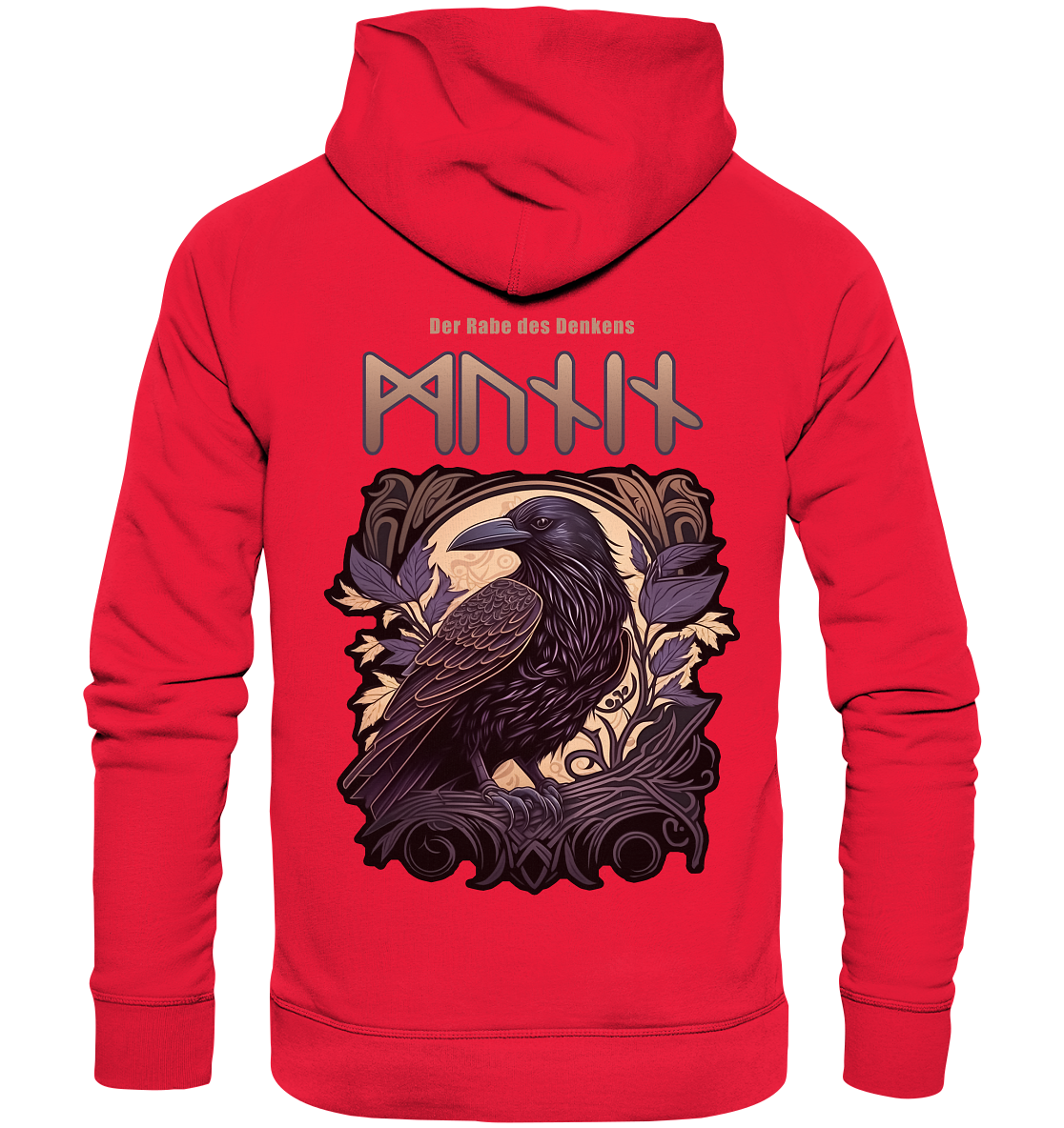 Munin Der Rabe Des Denkes - Premium Unisex Hoodie