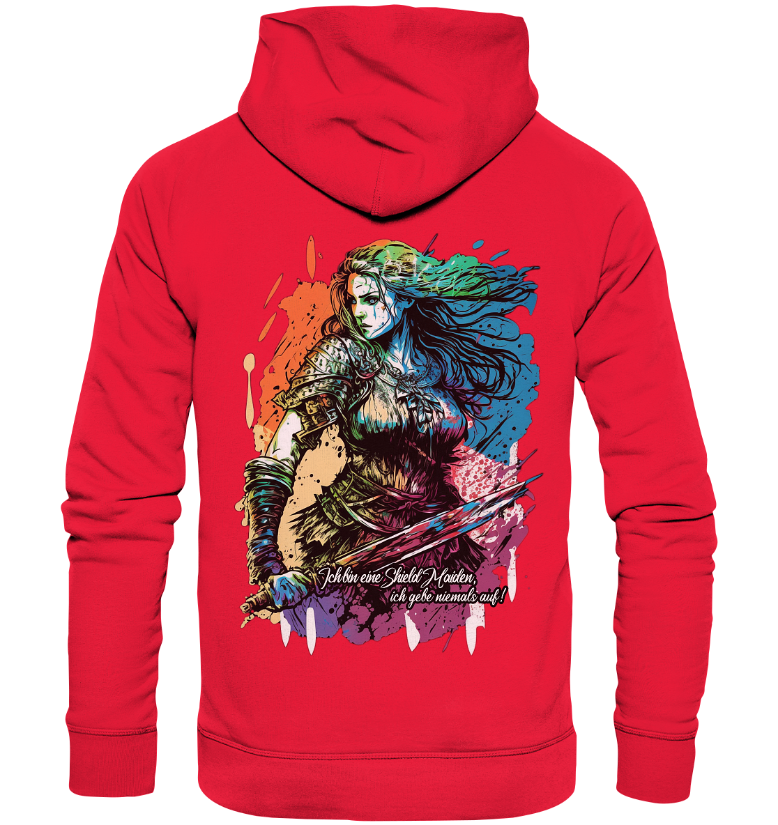 Shield Maiden Gib Nie Auf ! - Premium Unisex Hoodie