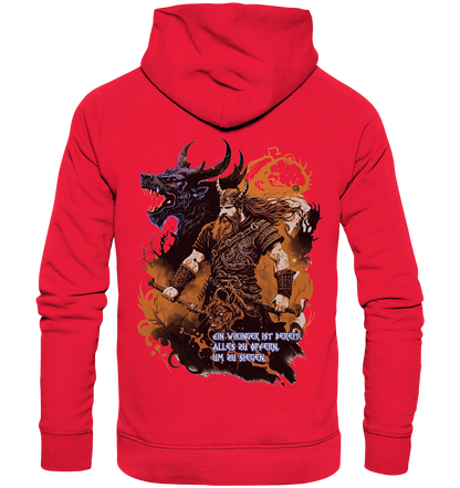 Wikinger Ist Bereit Alles Zu Opfern - Premium Unisex Hoodie