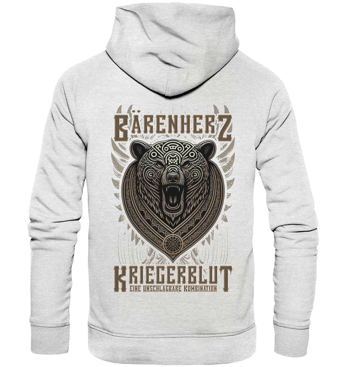 Bärenherz Kriegerblut - Premium Unisex Hoodie