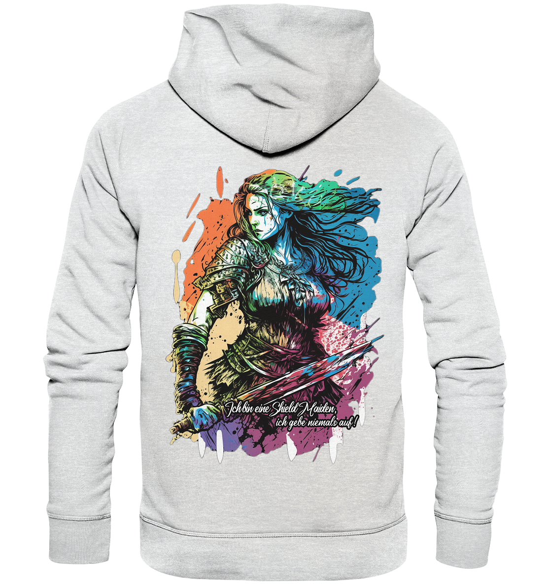 Shield Maiden Gib Nie Auf ! - Premium Unisex Hoodie