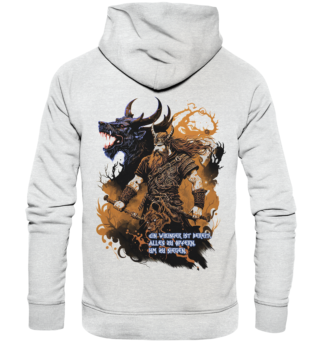 Wikinger Ist Bereit Alles Zu Opfern - Premium Unisex Hoodie