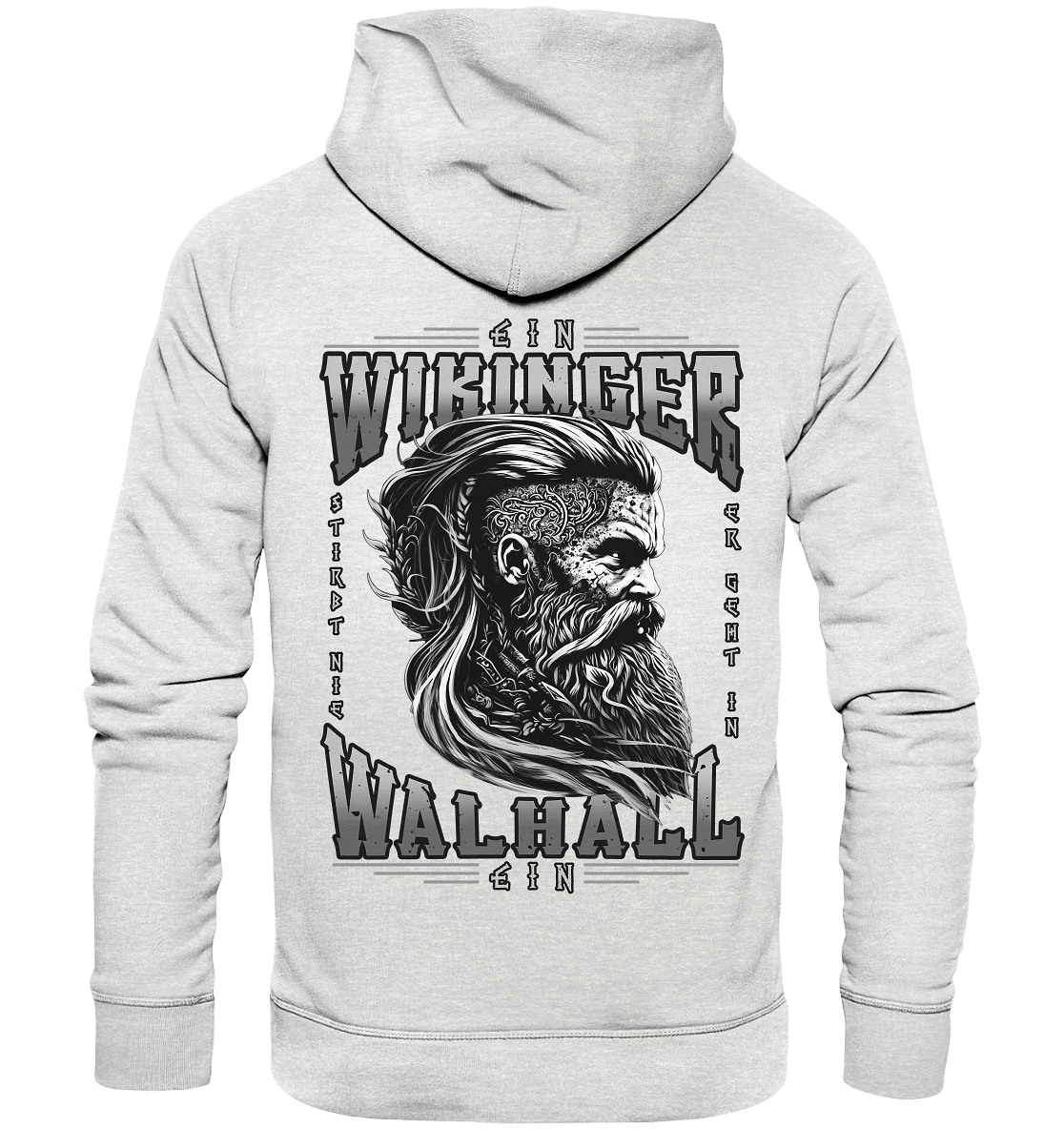 Ein Wikinger Stirbt Nie  - Premium Unisex Hoodie