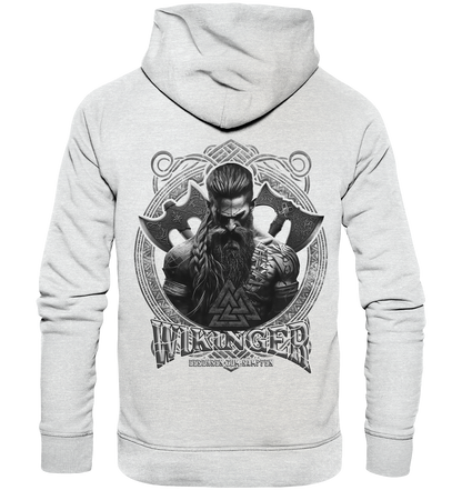 Wikinger Geboren Zum Kämpfen - Premium Unisex Hoodie