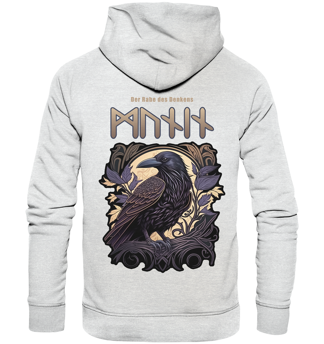 Munin Der Rabe Des Denkes - Premium Unisex Hoodie