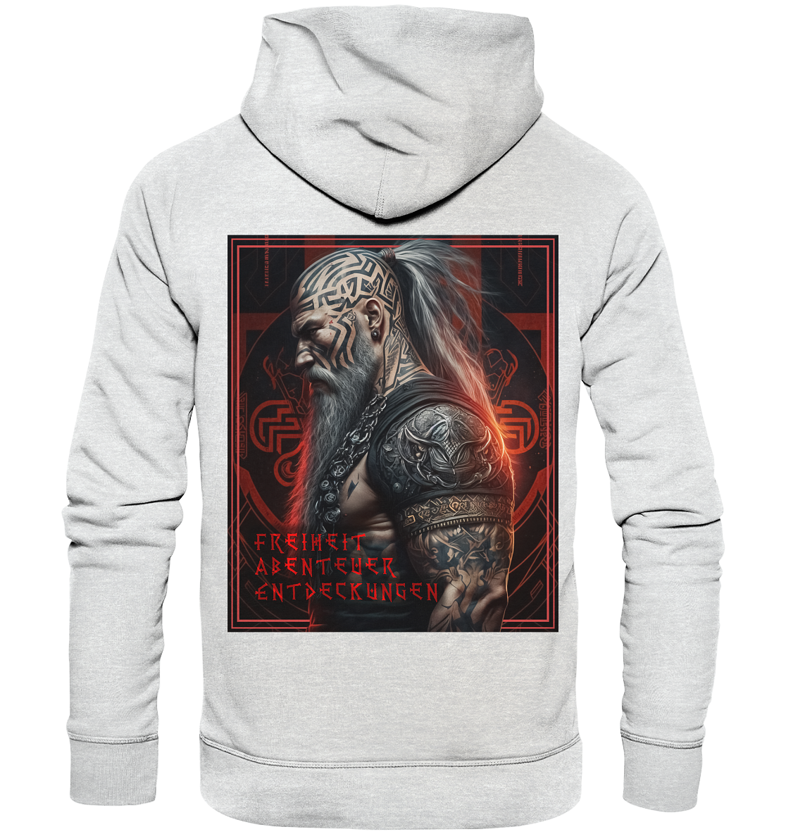 Wikinger Freiheit Abenteuer Entdeckungen - Premium Unisex Hoodie