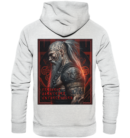 Wikinger Freiheit Abenteuer Entdeckungen - Premium Unisex Hoodie