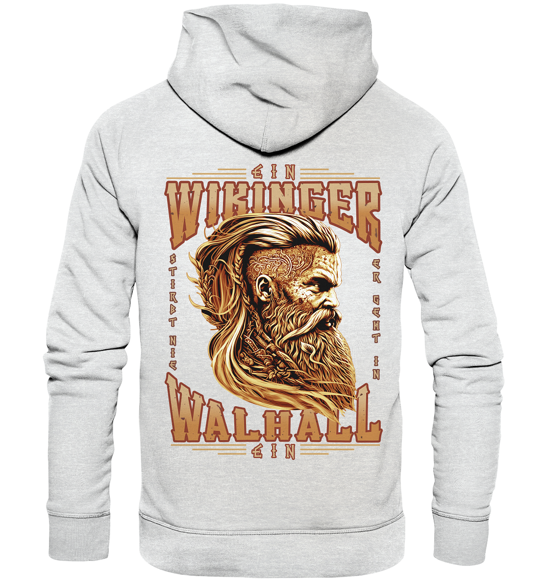 Ein Wikinger Stirbt Nie   - Premium Unisex Hoodie