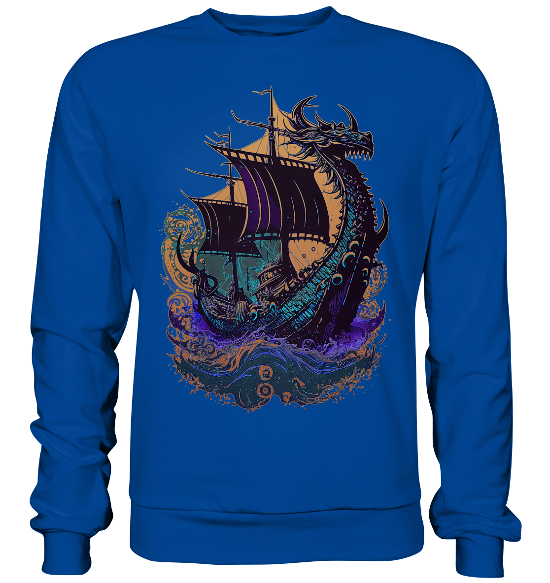 Wikinger Drachenschiff - Basic Sweatshirt