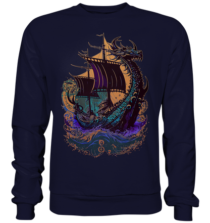 Wikinger Drachenschiff - Basic Sweatshirt