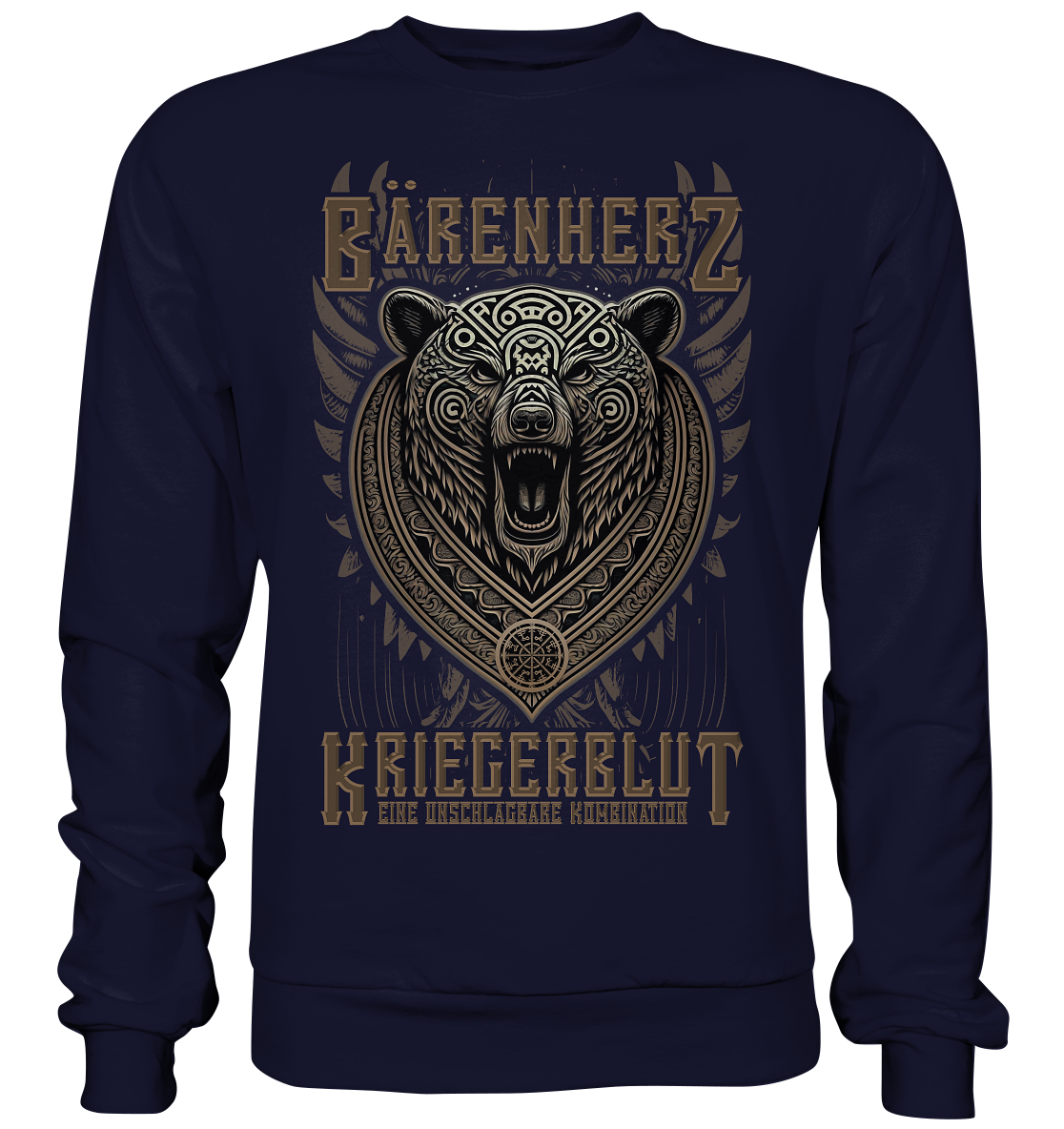 Bärenherz Kriegerblut - Basic Sweatshirt