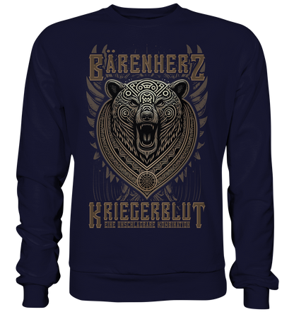 Bärenherz Kriegerblut - Basic Sweatshirt