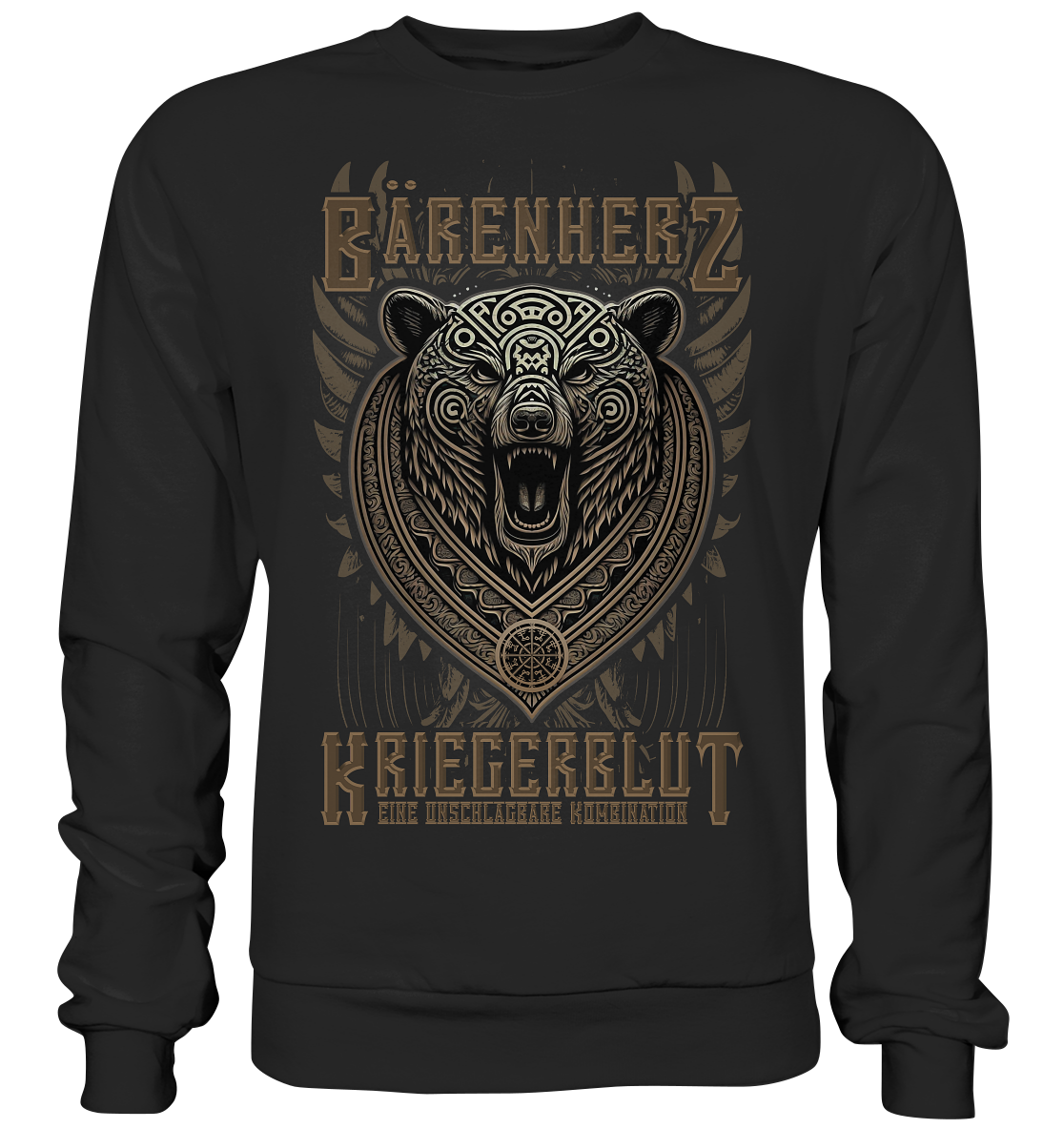 Bärenherz Kriegerblut - Basic Sweatshirt