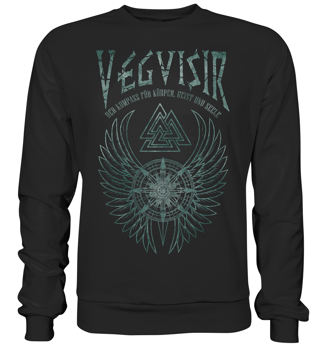 Vegvisir Der Kompass Für Körper, Geist und Seele - Basic Sweatshirt